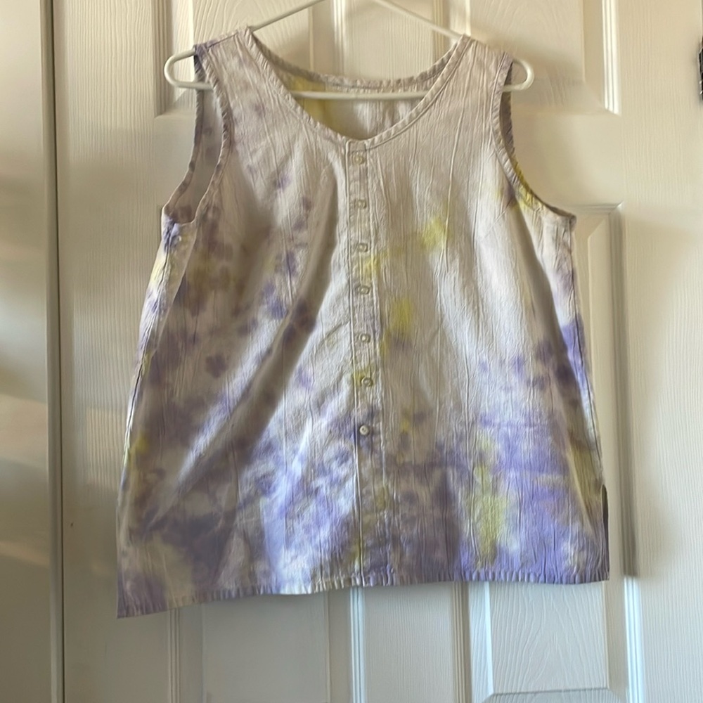Tie dye boho tank top summer